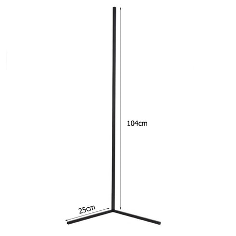 Nordic Indoor LED Floor Lamp Modern Simple Corner Rod Floor Light for Living Room Bedroom Atmosphere Standing Light