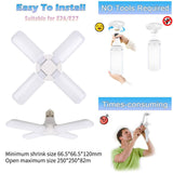 Kedia LED Bulb E27 Fan Blade Lamp Foldable Led Light Bulb Adjustable Led Lamp Industrial Home Ceiling Garage Lighting Lights Hot