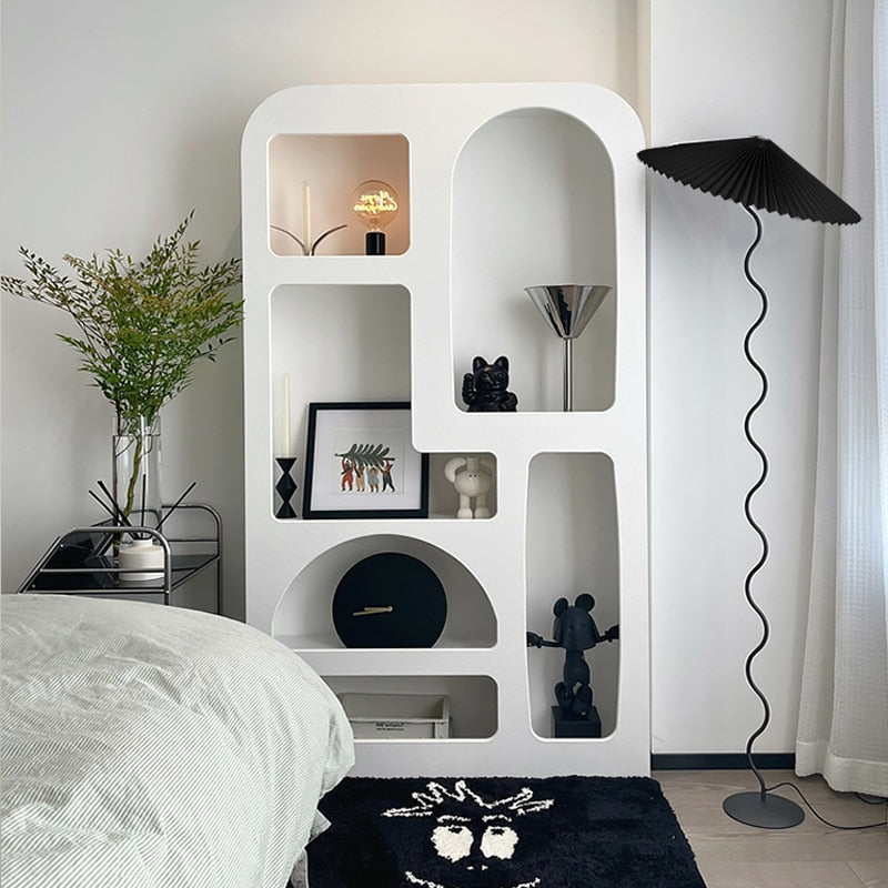 Nordic Minimalist Pleated Fabric Led Floor Lamp Living Room Home Decor Sofa Corner Standing Table Light Bedroom Bedside Lamp