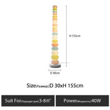 Candy string rainbow floor lamp creative macaron girl bedroom table lamp glass living room sofa side atmosphere lamp