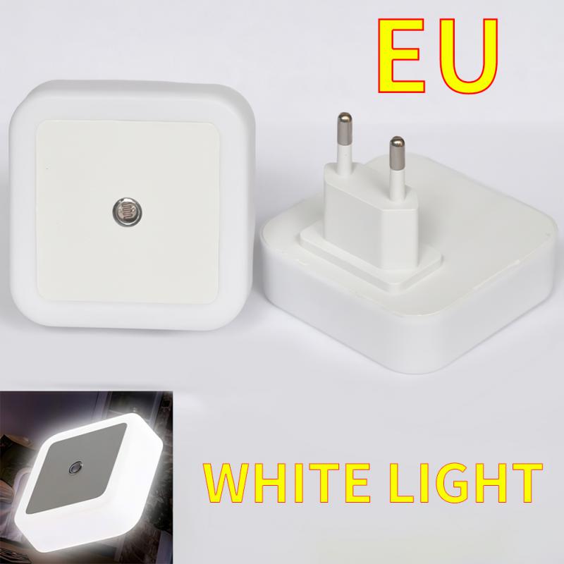 Smart Motion Sensor LED Night Light Lamp EU UK US Plug Mini Wall Lights For Bedroom Hallway Corridors Stairs Bedside Lamp