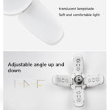 E27 LED Bulb Fan Blade Timing Lamp AC85-265V 28W Foldable Led Light Bulb Lampada For Home Ceiling Light With Remote Controller