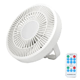 New Xiaomi Summer Air Cooler Fan with LED Lamp Remote Control Rechargeable USB Power Bank Ceiling Fan 3 Gear Wall Ventilador