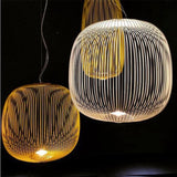 Novelty Cage Pendant Lights Modern LED Hanglamp LOFT Industrial Bird Cage art pendant light lustre Suspension Fixtures