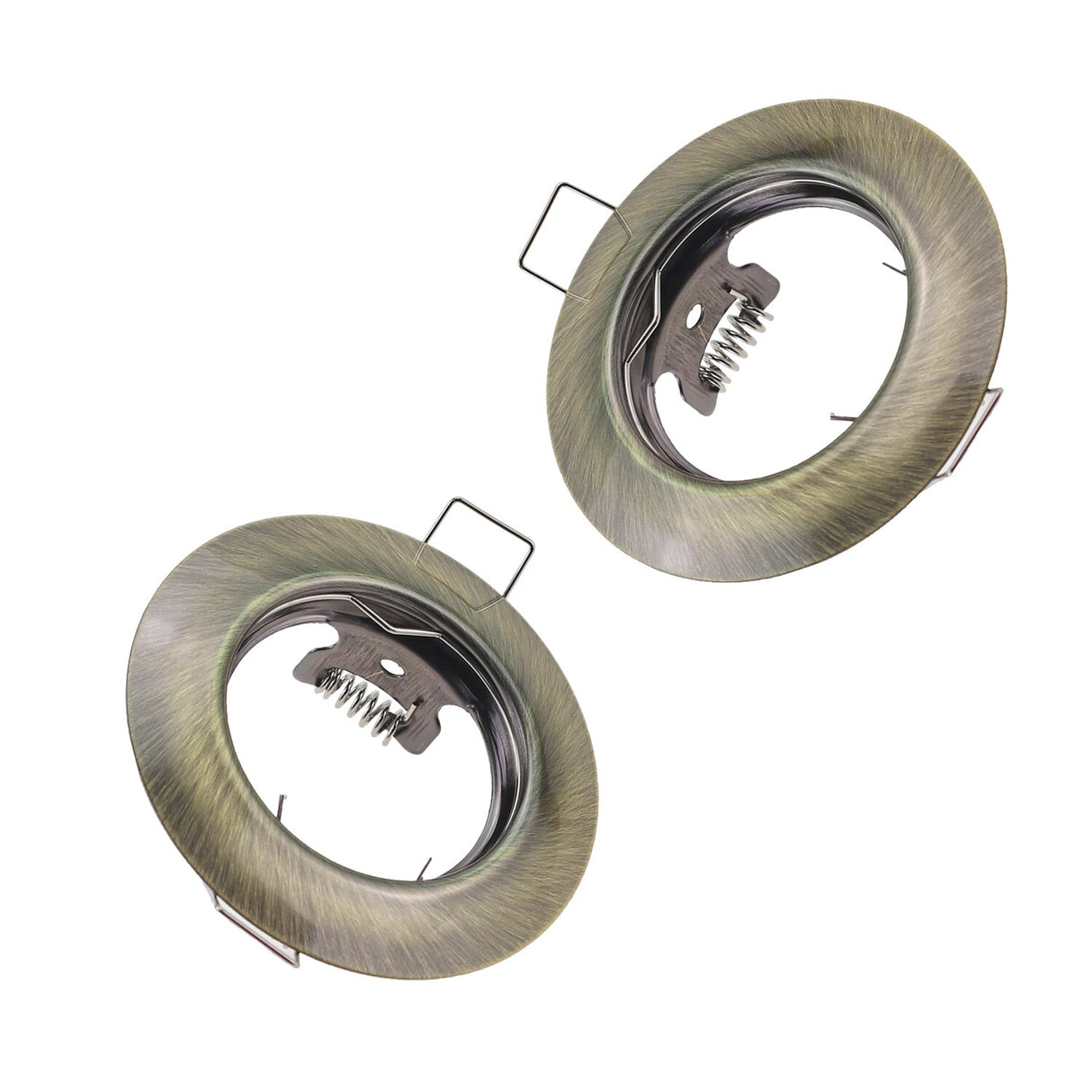 Round Metal Recessed LED Ceiling Downlight Frame Bracket MR16 GU10 Fitting  HousingFixture for  Spot Light