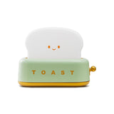 LED Bread Maker Night Light Toast Lamp USB Charging Dimming Table Lamps Children Timing Sleeping Fun Switch Mood Lights