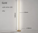 Modern Nordic simple creative living room floor lamp LED lamp metal lamp floor lamp Nordic simple creative bracket LED Black