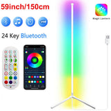Living Room Corner Floor Lamp 150 Tuya LED Smart RGB Mood Light for Bedroom Nordic Home Decor Table Lamp Interior Stand lighting