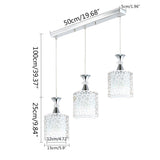 3 Head Modern Ceiling Light Hanging Pendant Lamp Dining Room Chandelier Fixture