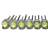100pcs/lot white 5mm F5 Straw Hat LED Chandelier Crystal Lamp Beads Big Core Chip 6-7LM Light emitting diodes led DIY lights
