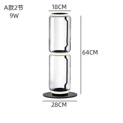 Italy Design Heavy Glass LED Floor Lamps Nordic Light Modern Bright Stand Lighting for Living Room Bedroom lustre Decor Fixtures
