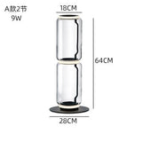 Italy Design Heavy Glass LED Floor Lamps Nordic Light Modern Bright Stand Lighting for Living Room Bedroom lustre Decor Fixtures