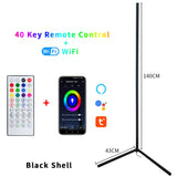 RGB LED Floor Lamp Living room Corner Lamp Smart APP Remote Control Modern Atmospheric Standing Stand Light Christmas Decor