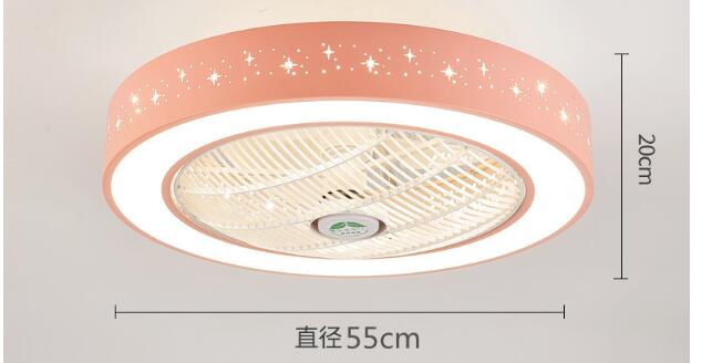 Smart Ceiling Fans with Lights APP+Remote Control White Painted Iron Acrylic Fan Light Dimmable Bedroom Living Room Fan Lamp