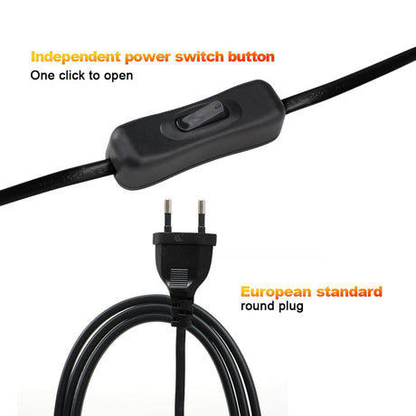 220V 110V Retro Wood Table Lamp E27 Socket Vintage Desk Lamp Base Holder EU Plug Bedside Lamp Decors Wooden Base Table Light