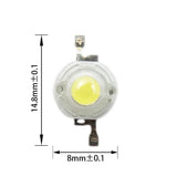 100PCS LED 1W 3W Bulbs High Power Lamp Beads Light Pure Chips 35mli 45mli Pink White Red Blue Green Yellow for Blubs Downlight