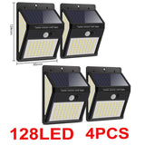 268 LED Reflector Solar Power Outdoor Light for Garden Decor Motion Sensor Street Wall Lamps Waterproof Patio Lighting Spotlight