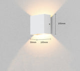 Magdalyn Outdoor Wall Lamp Aluminum Home Decoration Porch Sconce Up Down Building Fixtures  Nordic Interior Waterproof Led Light