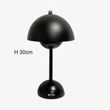 Mushroom Flower Bud Rechargeable LED Table Lamps Desk Night For Bedroom Dining Touch Night Light Simple Modern Decoration