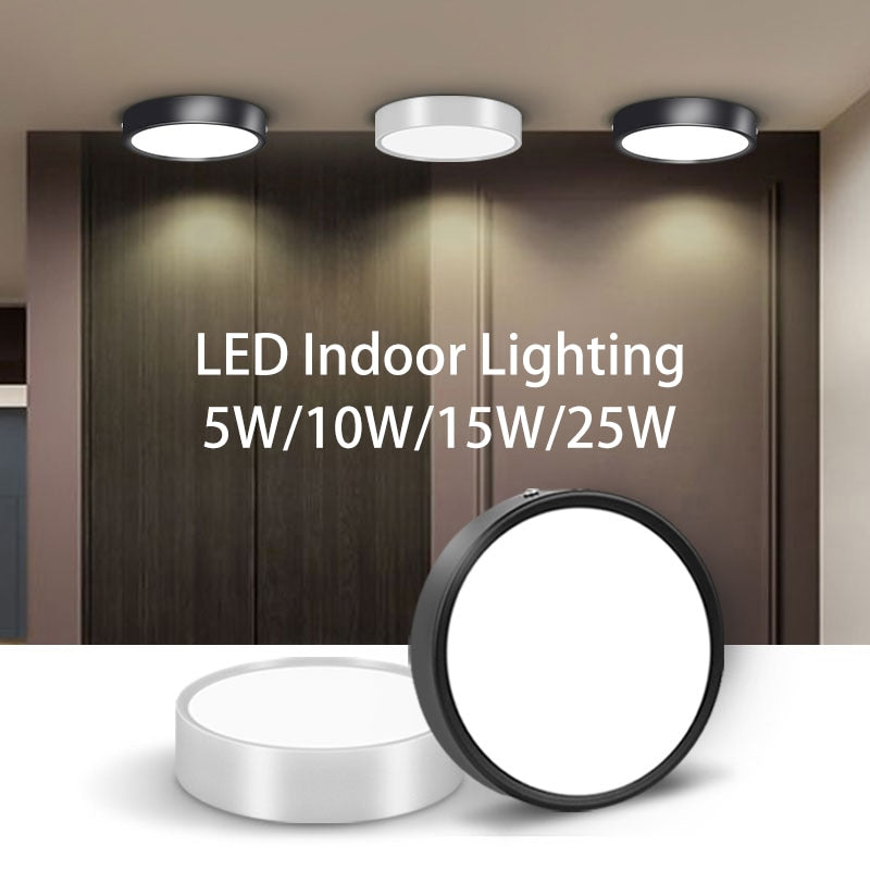 Downlight Ceiling LED 220V Home Spot Lamp Down Lights Led Mini Surface Mounted Circular Lighting Fixture Room Kitchen Spot Light