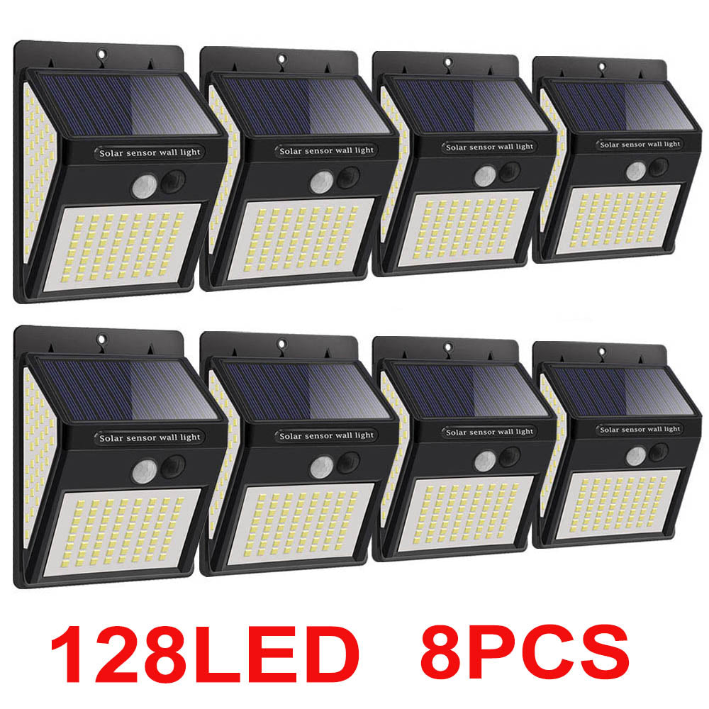 268 LED Reflector Solar Power Outdoor Light for Garden Decor Motion Sensor Street Wall Lamps Waterproof Patio Lighting Spotlight