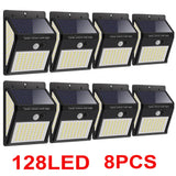 268 LED Reflector Solar Power Outdoor Light for Garden Decor Motion Sensor Street Wall Lamps Waterproof Patio Lighting Spotlight
