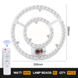 Led Ceiling Light Replacement Led Light Panel Dimmable Round Led Module Board 220V For Ceiling Lamp Fan Lights 60W 72W 80W 100W