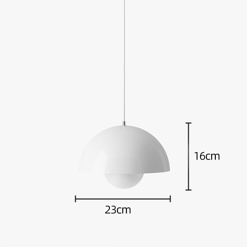 Modern Pendant Light semicircular Nordic color Restaurant hanging ceiling lamp Denmark indoor Living Room bar led Pendant Lamp