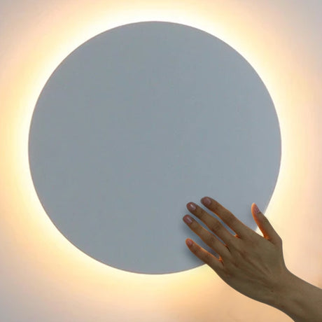 35/30/20CM LED Indoor Wall Lamp Living Room Decoration Bedside Light Home Lighting Fixture Loft Stair Light Round Aluminum Lamp