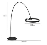 Italian Led Right Fishing Floor Lamp Creative Tall Stand Lights for Living Room Bedroom Beside Lamp Modern Study Reading Lamp