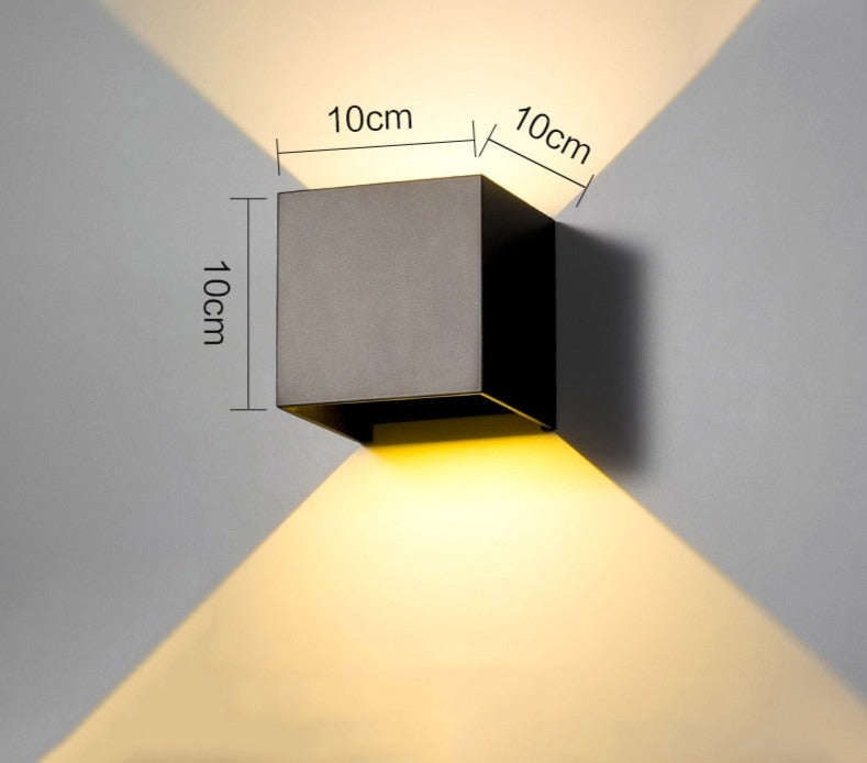 Magdalyn Outdoor Wall Lamp Aluminum Home Decoration Porch Sconce Up Down Building Fixtures  Nordic Interior Waterproof Led Light