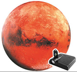 Aurora Moon Galaxy Projection Lamp Creative Background Atmosphere Night Light Earth Projector Photography Lamp for Birthday Gift