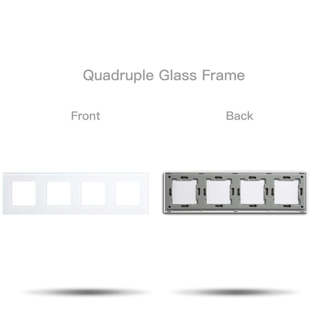  Wall Light Switches Glass Panel Parts White USB Sockets Function Parts  DIY EU CAT5 TV Sockets Power Outlet Parts