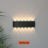 LED Wall Light Outdoor Waterproof IP65 Porch Garden Wall Lamp &amp; Indoor Bedroom Bedside Decoration Lighting Lamp Aluminum