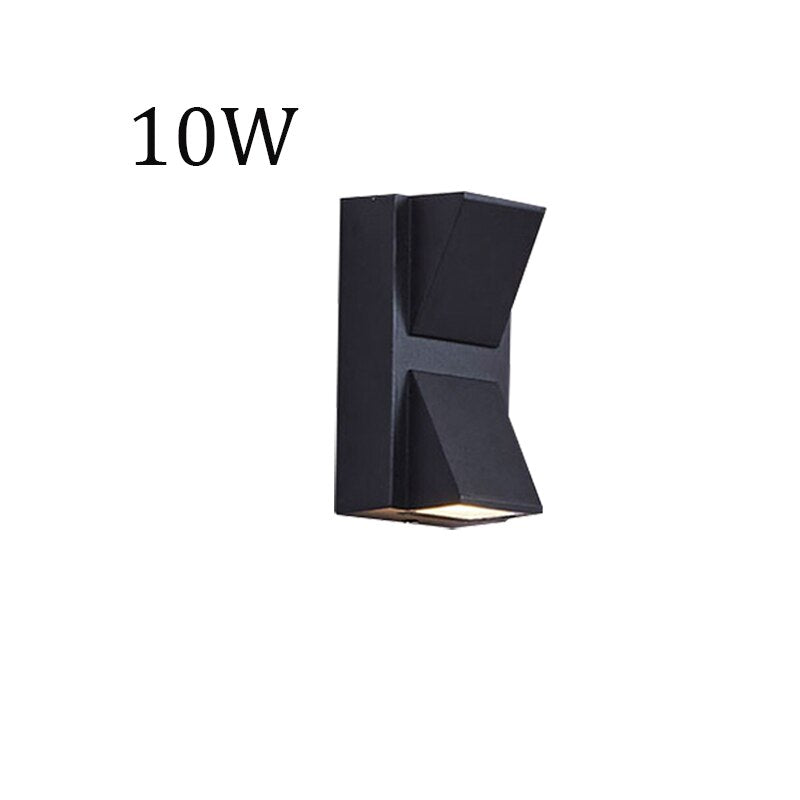 5W 10W Modern Simple Creative Outdoor Waterproof Wall Lamp LED Courtyard Lamps Gate Lamp Terrace Balcony Garden Wall Light