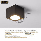 Modern Small LED Ceiling Light Aisle Ceiling Lamp Indoor Lighting Fixtures Bedroom Living Room Hallway Balcony Aisle Office Lamp
