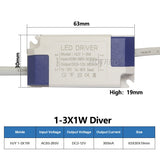 LED Driver 300mA 1W 3W 5W 7W 12W 18W 20W 25W 36W Constant Current Driver Power Supply AC85-265V DownLighting Transformers Bulb