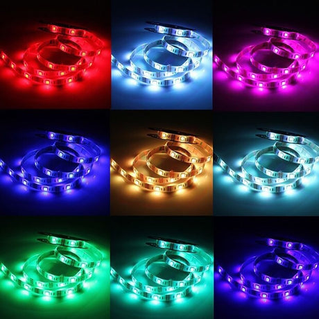 LED Strip Light TV Desktop Screen Backlight Lamp Tape SMD5050 Bluetooth App Control 5V USB Color Changing Lights for Room Decors