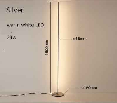 Modern Nordic simple creative living room floor lamp LED lamp metal lamp floor lamp Nordic simple creative bracket LED Black