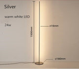 Modern Nordic simple creative living room floor lamp LED lamp metal lamp floor lamp Nordic simple creative bracket LED Black