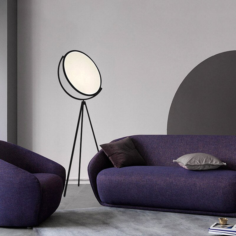Modern New Tripod moon floor lamp for Living study Room  hotel  Art design Eye protection Standing Light Indoor Decoration