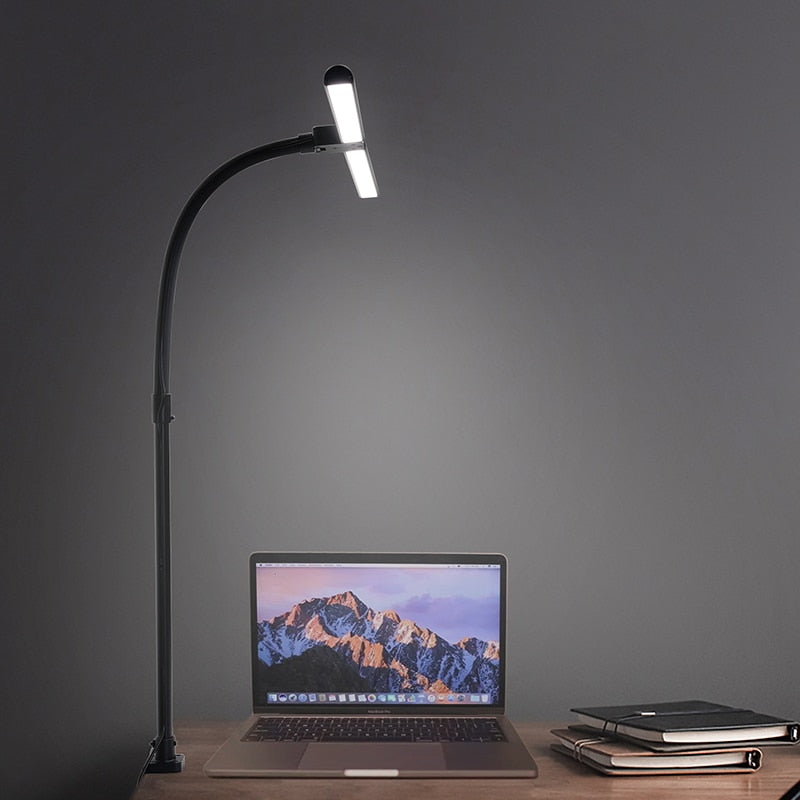 LED Clip Remote Control Desk Lamp Architect Table Lamp for Home Office Lighting 5 Color Modes and 5 Dimmable