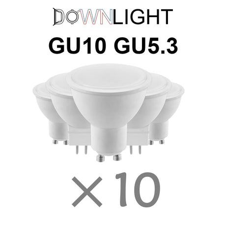 10pcs Factory direct LED spotlight GU10 MR16 220V high lumen replace 50W 100W halogen lamp is suitable for down lamp chandeliers