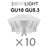 10pcs Factory direct LED spotlight GU10 MR16 220V high lumen replace 50W 100W halogen lamp is suitable for down lamp chandeliers