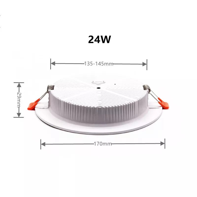 5W-36W Ceiling Light Recessed LED Spotlight Down Light AC 90-260V for Living Room and Shopping Mall Lighting