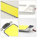 54LED 12-24V Car Reading LED Night Strip Light Interior Light Ceiling Lamp with On/Off Switch for Van Lorry Truck Camper Boat