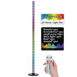 2022 NEW 1.2M Led Floor Light RGB Smart Rhythm Light Bar Remote APP Control Led Music Bar Light 45LED Sound Control Lamp Party