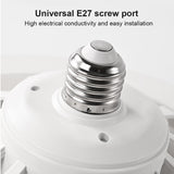 Ceiling Fan With Lighting Fan Lamp with Remote Control B22 to E27 Silent Ceiling Fan For home bathroom 3 Gears Wind Speed