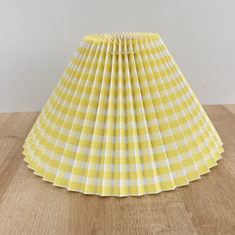 DIY pleated lampshade table lamp / wall lamp / floor lamp / chandelier cloth cover E27 lighting accessories
