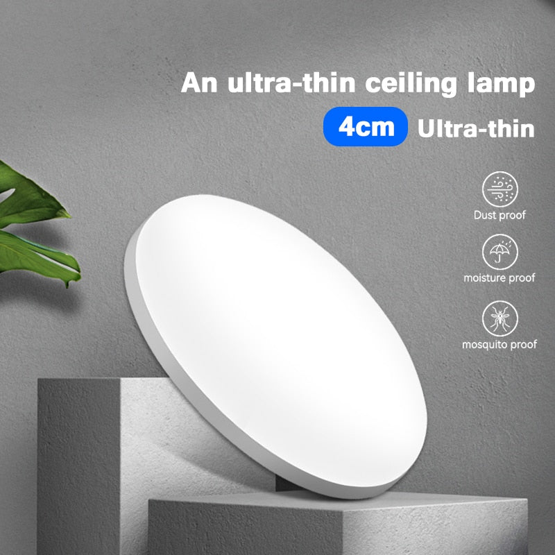 Modern Led Ceiling Lamp 48W 36W 24W Square/Round Ceiling Lights 220V 110V Panel Light for Bedroom Kitchen Living Room Lightings